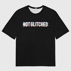 Мужская футболка оверсайз Not glitched