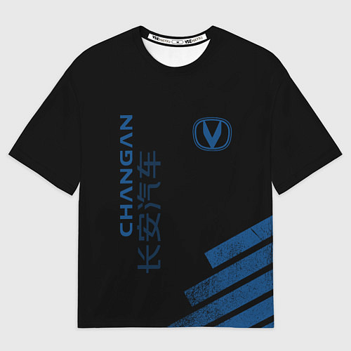 Мужская футболка оверсайз Changan / 3D-принт – фото 1