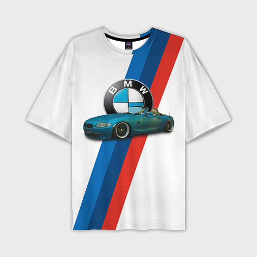 Мужская футболка оверсайз Немецкий родстер BMW / 3D-принт – фото 1
