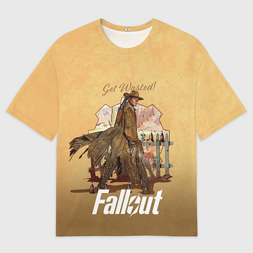 Мужская футболка оверсайз Фаллаут - Гуль / 3D-принт – фото 1