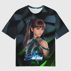 Футболка оверсайз мужская Stellar Blade портрет Ева, цвет: 3D-принт