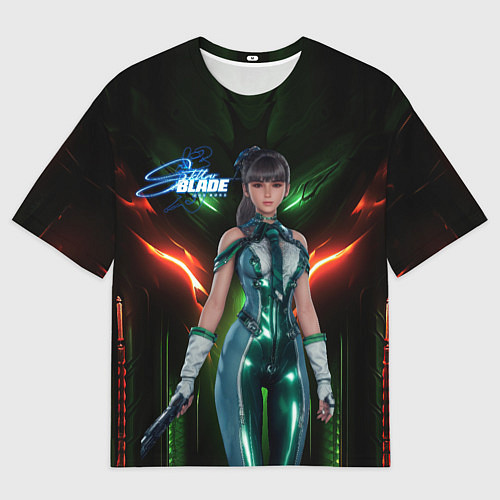 Мужская футболка оверсайз Stellar Blade Eve в полный рост / 3D-принт – фото 1