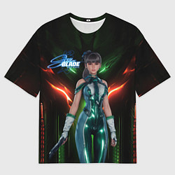 Футболка оверсайз мужская Stellar Blade Eve в полный рост, цвет: 3D-принт