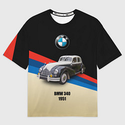 Мужская футболка оверсайз Винтажный автомобиль BMW 340