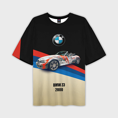 Мужская футболка оверсайз Немецкий родстер BMW Z3 / 3D-принт – фото 1