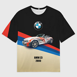 Мужская футболка оверсайз Немецкий родстер BMW Z3