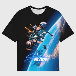 Мужская футболка оверсайз Ева stellar blade