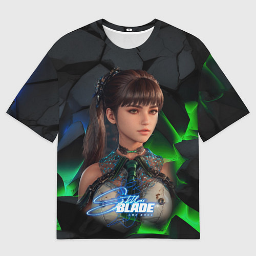 Мужская футболка оверсайз Stellar Blade Eve / 3D-принт – фото 1