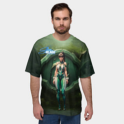 Футболка оверсайз мужская Stellar Blade Eve girl, цвет: 3D-принт — фото 2