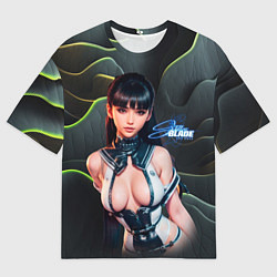 Футболка оверсайз мужская Stellar Blade Eve откровенный наряд, цвет: 3D-принт