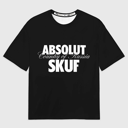 Мужская футболка оверсайз Skuf absolut / 3D-принт – фото 1