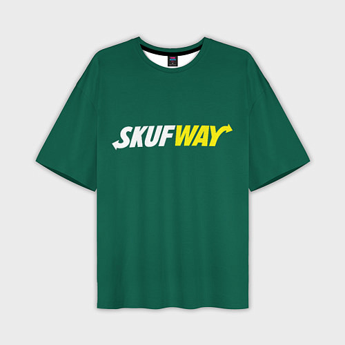 Мужская футболка оверсайз Skuf - way / 3D-принт – фото 1