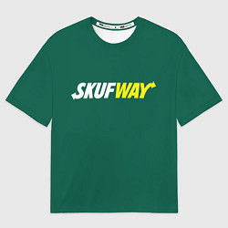 Мужская футболка оверсайз Skuf - way