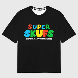 Футболка оверсайз мужская Super skufs, цвет: 3D-принт