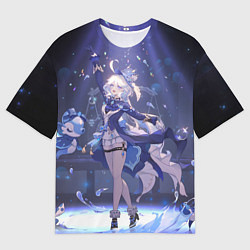 Футболка оверсайз мужская Genshin Impact Furina servants, цвет: 3D-принт