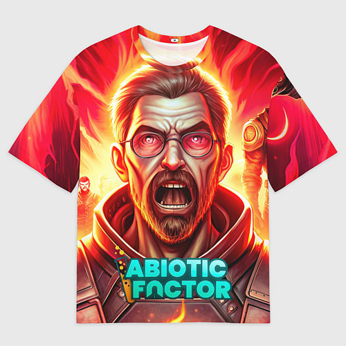 Мужская футболка оверсайз Abiotic Factor персонаж / 3D-принт – фото 1