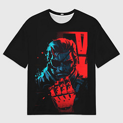 Футболка оверсайз мужская Metal Gear - Snake, цвет: 3D-принт