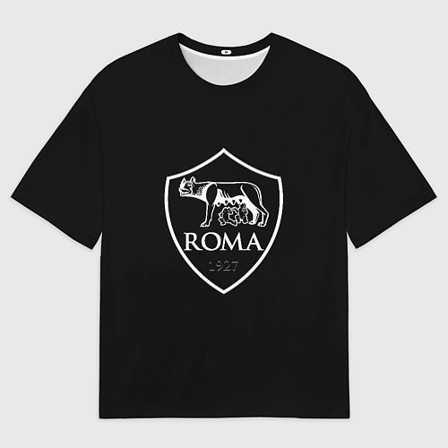 Мужская футболка оверсайз Roma sport fc club / 3D-принт – фото 1