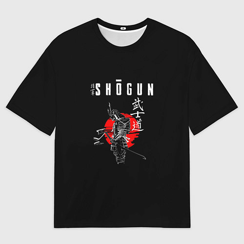 Мужская футболка оверсайз Сёгун Санада / 3D-принт – фото 1