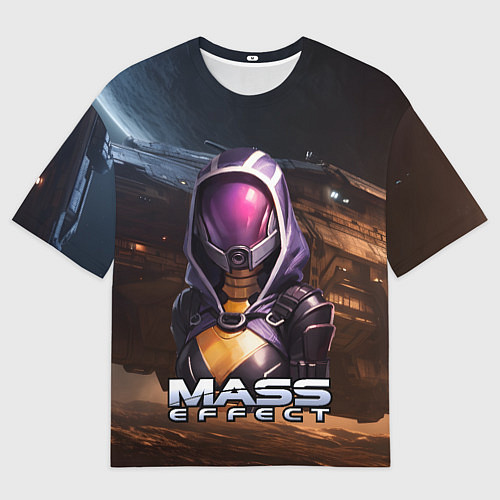 Мужская футболка оверсайз Mass Effect ТалиЗора аватар / 3D-принт – фото 1
