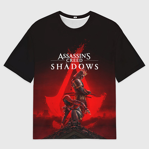 Мужская футболка оверсайз Главные герои Assassins creed shadows / 3D-принт – фото 1
