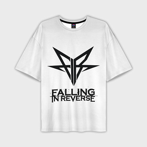 Мужская футболка оверсайз Falling in Reverse band logo / 3D-принт – фото 1