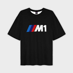 Мужская футболка оверсайз BMW m1 logo