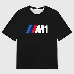 Мужская футболка оверсайз BMW m1 logo
