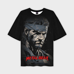 Мужская футболка оверсайз Metal gear Venom Snake