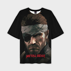 Мужская футболка оверсайз Metal gear Venom Snake