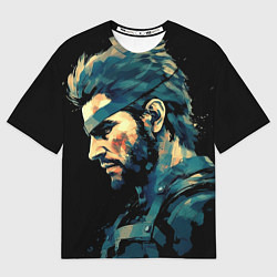 Футболка оверсайз мужская Веном Снейк Metal gear game, цвет: 3D-принт