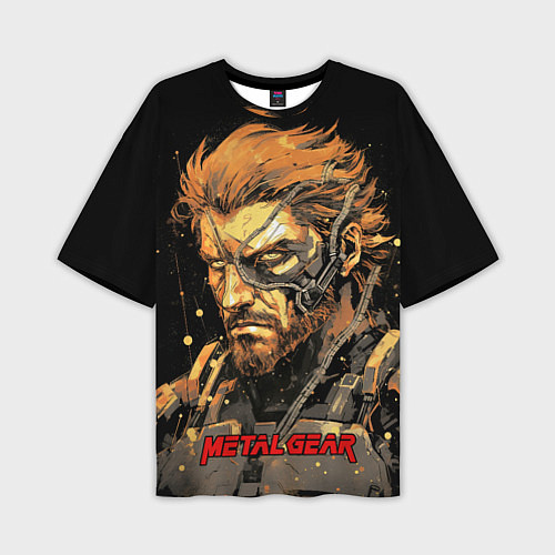 Мужская футболка оверсайз Веном Снейк Metal gear game / 3D-принт – фото 1