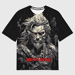 Футболка оверсайз мужская Venom Snake Metal gear game, цвет: 3D-принт