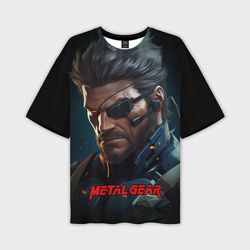 Мужская футболка оверсайз Веном Снейк из игры Metal gear / 3D-принт – фото 1