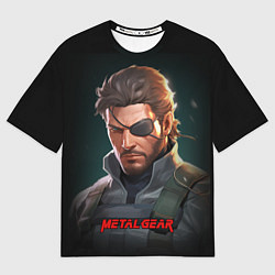 Футболка оверсайз мужская Веном Снейк из игры Metal gear, цвет: 3D-принт
