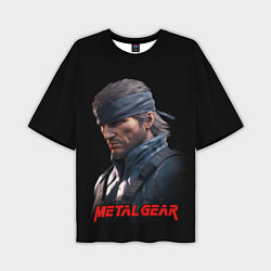 Футболка оверсайз мужская Веном Снейк из игры Metal gear, цвет: 3D-принт