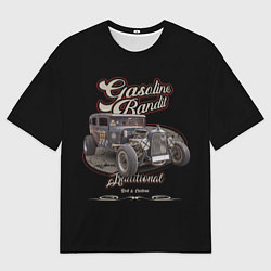 Мужская футболка оверсайз Традиционный хотрод в стиле rat