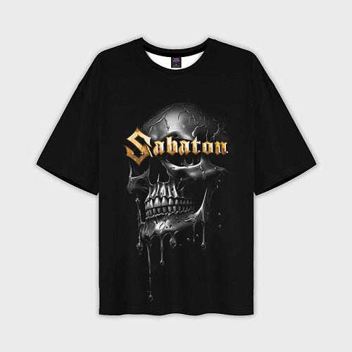Мужская футболка оверсайз Sabaton - rock group / 3D-принт – фото 1