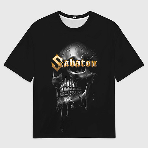 Мужская футболка оверсайз Sabaton - rock group / 3D-принт – фото 1