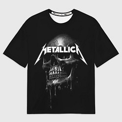 Футболка оверсайз мужская Metallica - rock group, цвет: 3D-принт