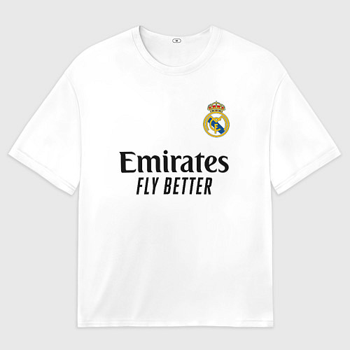 Мужская футболка оверсайз Беллингем Реал Мадрид форма 2425 / 3D-принт – фото 1