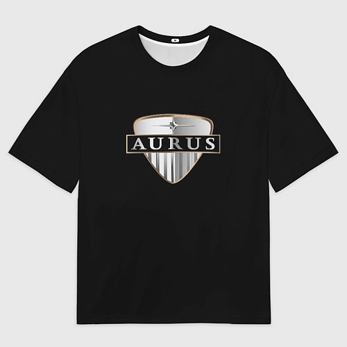 Мужская футболка оверсайз Aurus logo / 3D-принт – фото 1