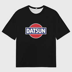 Мужская футболка оверсайз Datsun logo