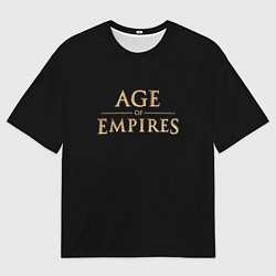 Мужская футболка оверсайз Age of Empires logo