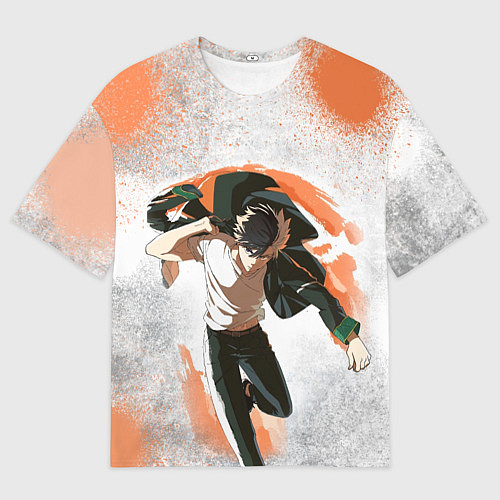 Мужская футболка оверсайз Ветролом - Харука / 3D-принт – фото 1