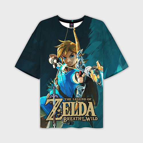 Мужская футболка оверсайз Zelda - Link / 3D-принт – фото 1