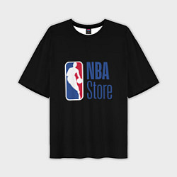 Футболка оверсайз мужская NBA store, цвет: 3D-принт