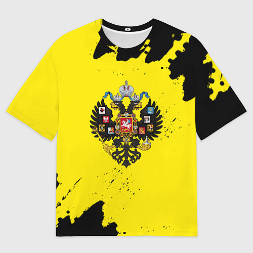 Мужская футболка оверсайз Имперская россия краски / 3D-принт – фото 1