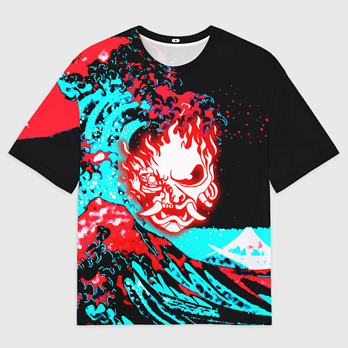 Мужская футболка оверсайз Samurai steel game / 3D-принт – фото 1