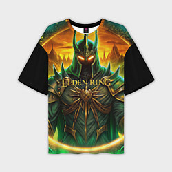 Мужская футболка оверсайз Elden Ring black knight
